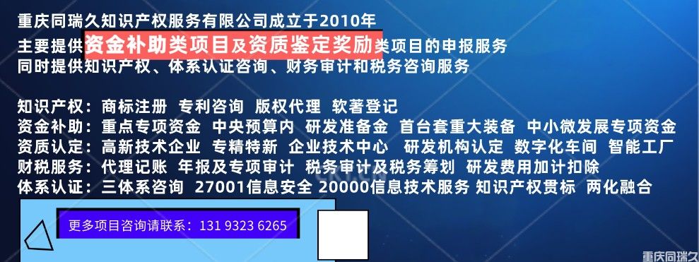 2022年重庆市智能制造标杆企业公示名单
